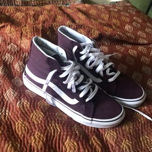 Women’s Vans Maroon High Top